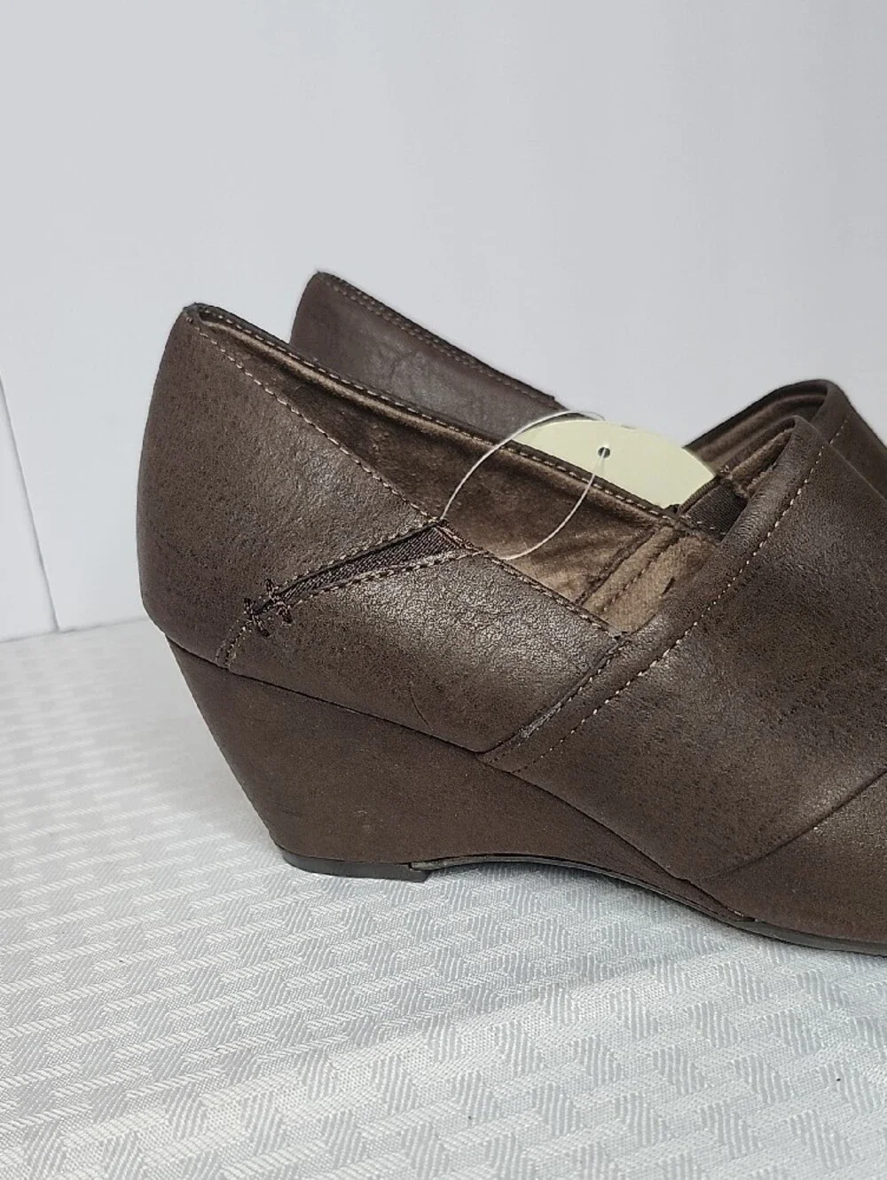 Naturalizer Brown Wedge Heel Comfort Shoes 8.5 NWT